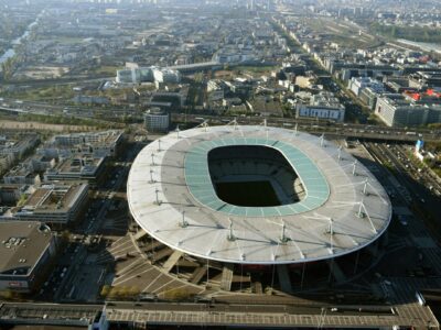 Vue aérienne du Stade de France