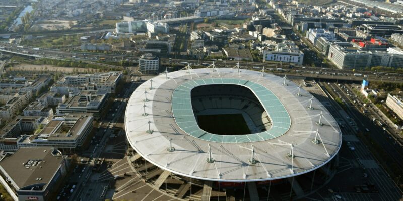 Vue aérienne du Stade de France