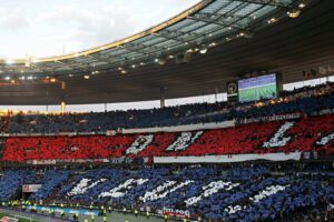 Supporters du PSG au Stade de France