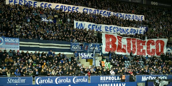 Les supporters de Strasbourg contre Blueco et la multipropriété